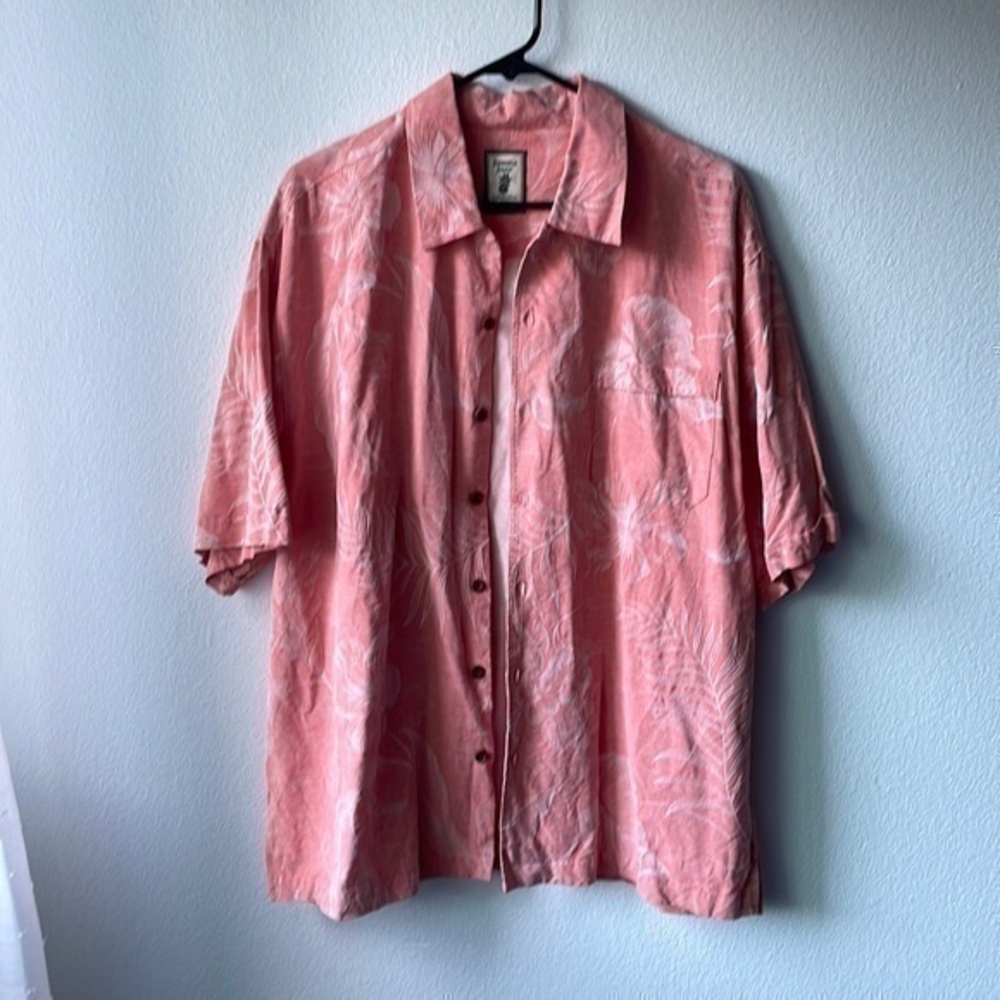Jamaica Jack’s shirt authentic island style size large salmon colored